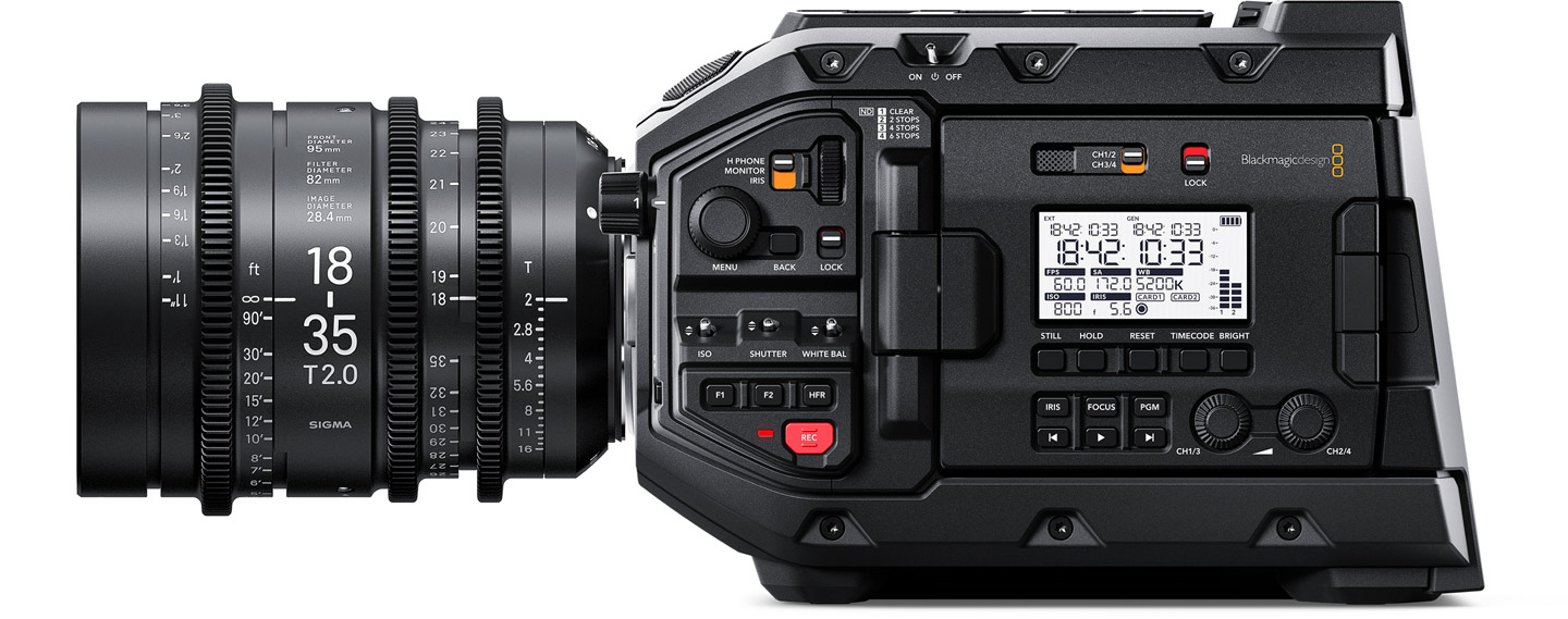 Blackmagic Ursa Mini Pro 4.6k  camera